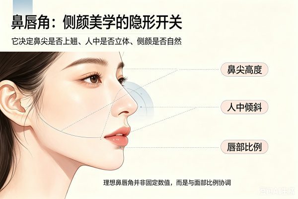 鼻唇角：侧颜美学的隐形开关，你的角度对了吗？