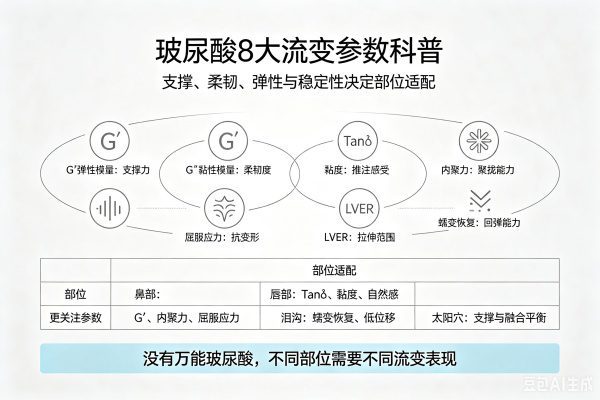 玻尿酸材料特性全解析:8大关键流变学参数,教你如何看懂并选择最适合的微整形产品 1 玻尿酸材料特性全解析:8大关键流变学参数,教你如何看懂并选择最适合的微整形产品