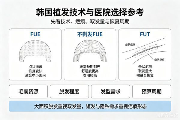 韩国植发医院·医生·技术·价格全攻略：从选院到术后，一篇看懂