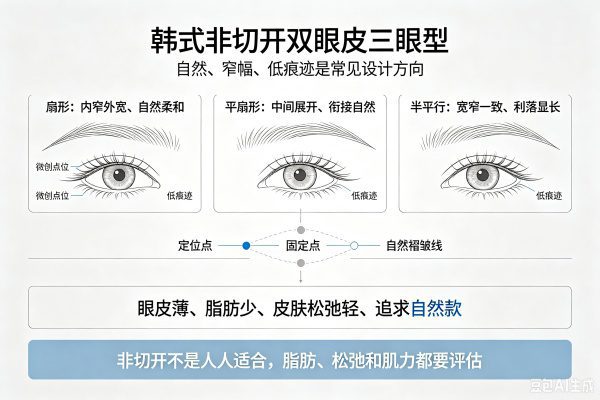 闭眼也无痕的自然美!韩国非切开双眼皮,为你定制专属精致眼型 1 闭眼也无痕的自然美!韩国非切开双眼皮,为你定制专属精致眼型