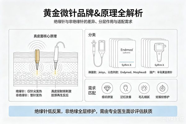 黄金微针各大品牌与系列全盘点:从原理到选机,一篇看懂 1 黄金微针各大品牌与系列全盘点:从原理到选机,一篇看懂