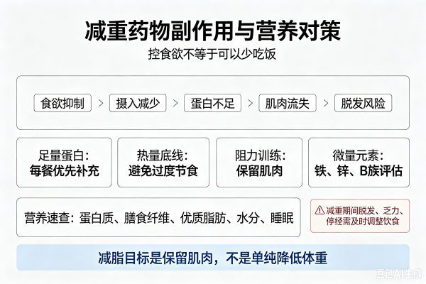 打了司美格鲁肽、替尔泊肽后，为什么越来越累、头发一直掉？