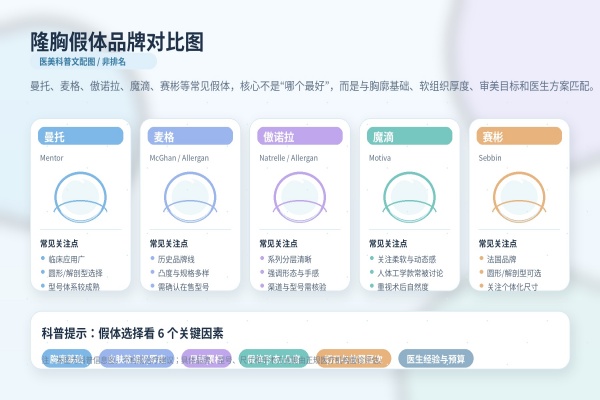 韩国假体隆胸从3万到13万,差距到底在哪儿?四个主流品牌参数一次拆清楚