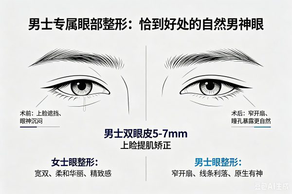 男士专属眼部整形：恰到好处的自然感，才是最高级的“男神眼”