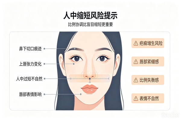 人中缩短的“风险地图”：切口留疤、回缩、表情僵硬——术后各阶段可能遇到的问题和应对