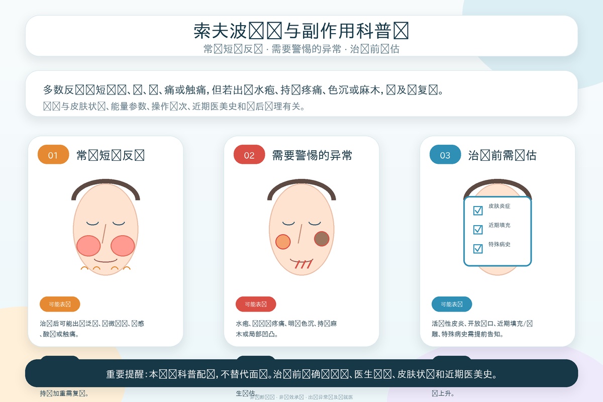 索夫波副作用全解析:红肿、麻痛、烫伤、脸凹风险