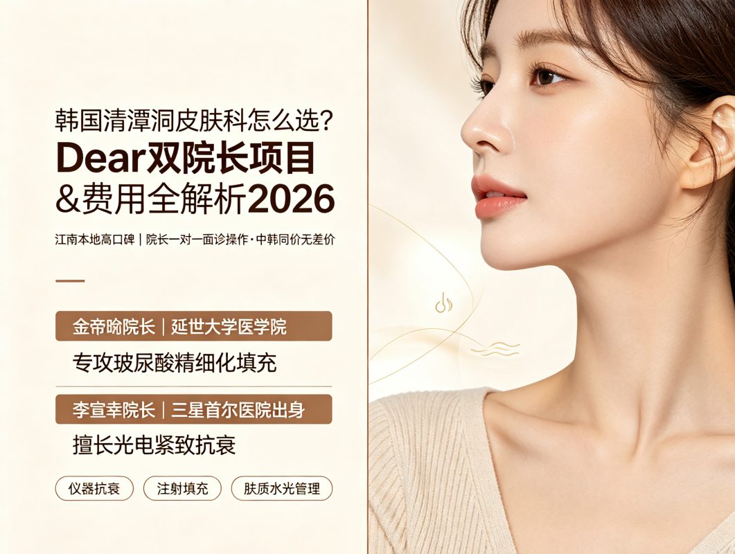 How to Choose a Dermatology Clinic in Cheongdam? Dear Dermatology Director Credentials & Costs Explained (2026) 1 How to Choose a Dermatology Clinic in Cheongdam? Dear Dermatology Director Credentials & Costs Explained (2026)