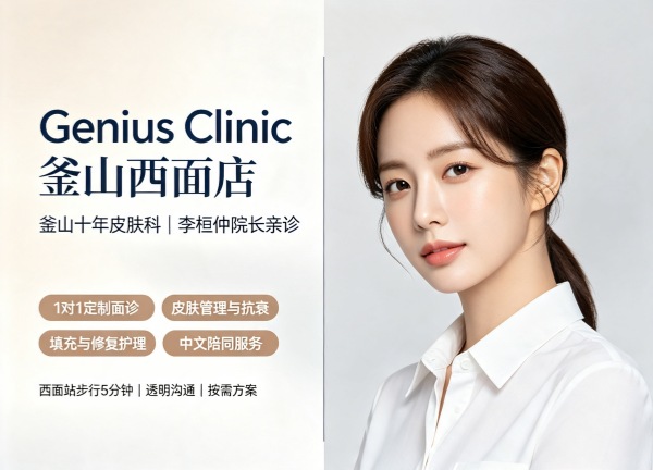 How is Genius Clinic in Seomyeon, Busan? 10 Years of Dermatology + Filler Expertise + 1:1 Customised Care + Director Lee Hwan-joong Direct Consultation (2026) 1 How is Genius Clinic in Seomyeon, Busan? 10 Years of Dermatology + Filler Expertise + 1:1 Customised Care + Director Lee Hwan-joong Direct Consultation (2026)