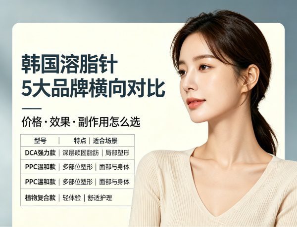 韩国溶脂针五大品牌对比｜价格效果副作用怎么选（2026）