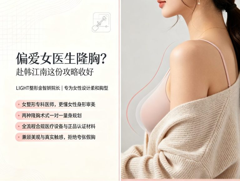 赴韩胸部整形必看｜金智妍院长的技术特色与适合人群