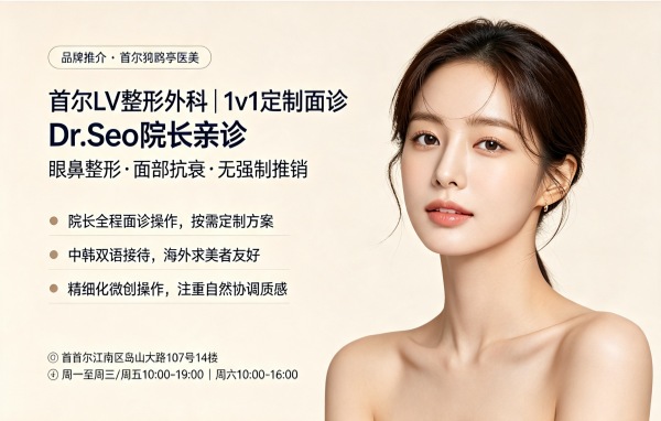How is LV Plastic Surgery (Apgujeong)? 1:1 Customised Consultation + Eye/Nose/Anti-Ageing + Dr.Seo Direct Care – No Hard Selling (2026) 1 How is LV Plastic Surgery (Apgujeong)? 1:1 Customised Consultation + Eye/Nose/Anti-Ageing + Dr.Seo Direct Care – No Hard Selling (2026)