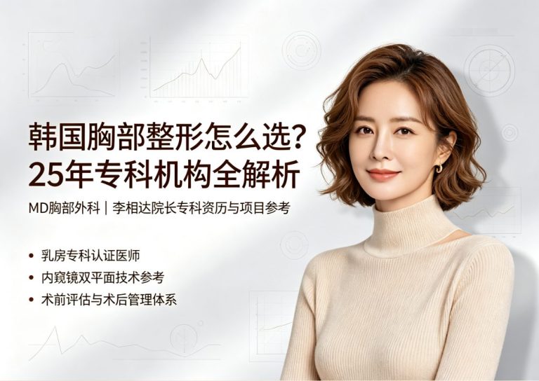 韩国MD胸部外科：李相达院长25年乳房专科认证，内窥镜双平面技术，术前评估与术后管理体系