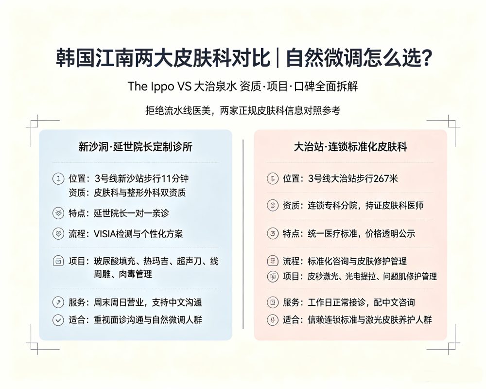 想自然变美又怕流水线操作，The Ippo和大治泉水谁更靠谱