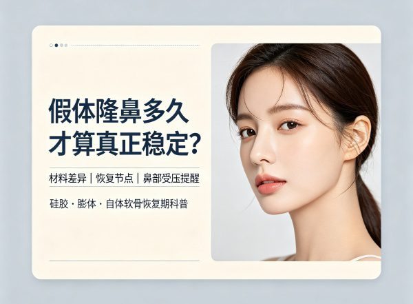 假体隆鼻后多久稳定？韩国医生详解恢复期与鼻梁受压风险节点（2026）