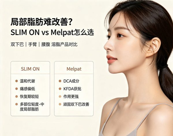 双下巴、手臂粗、腰腹赘肉怎么办？SLIM ON 和 Melpat 哪个更适合你？
